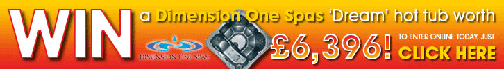 Enter our competition to win a Dimension One Spas hot tub
